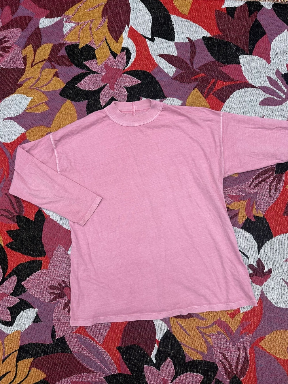 We The Free Soft Pink Long Sleeve Crewneck Tee